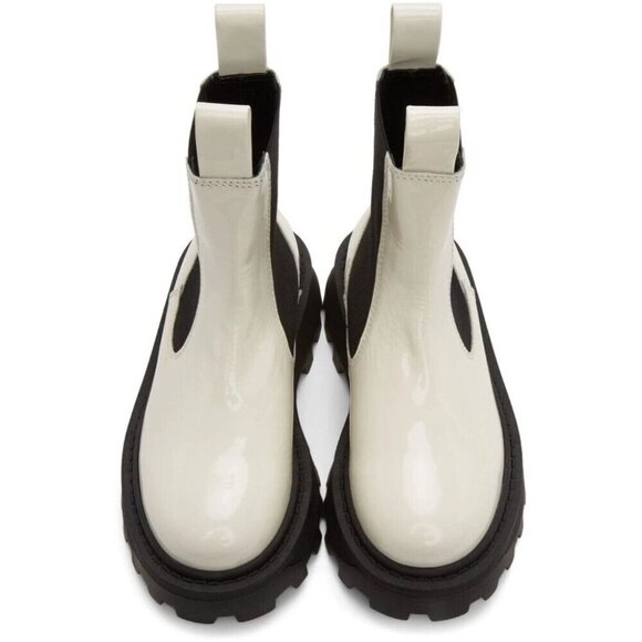 Simon Miller Black and White Ankle Boots - Picture 14 of 14